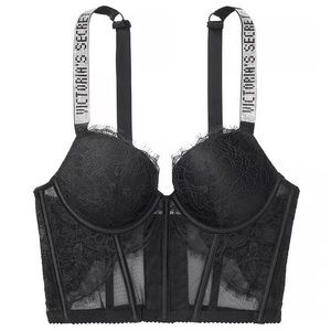 VS Shine Strap Push-Up Corset Top